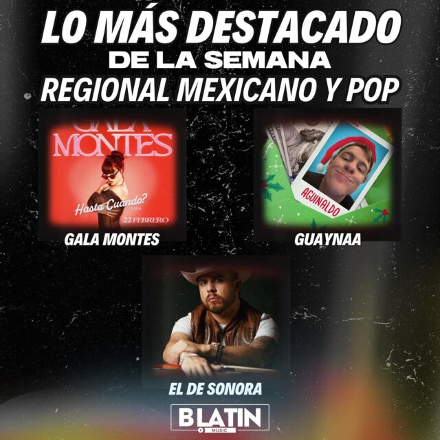 ᴇʟ 𝟤𝟢𝟤𝟦 ᴇꜱᴛá ᴇɴ ʟᴀ ʀᴇᴄᴛᴀ ꜰɪɴᴀʟ ʏ ᴇʟ ᴛᴀʟᴇɴᴛᴏ  𝐁 𝐋𝐚𝐭𝐢𝐧 𝐌𝐮𝐬𝐢𝐜 ꜱᴀʙᴇ ʟᴏ ɪᴍᴘᴏʀᴛᴀɴᴛᴇ ǫᴜᴇ ᴇꜱ ᴅᴀʀʟᴇꜱ ᴜɴ ʀᴇɢᴀʟᴏ ɴᴀᴠɪᴅᴇñᴏ ᴀ ꜱᴜꜱ ꜱᴇɢᴜɪᴅᴏʀᴇꜱ, ᴀǫᴜí ᴇꜱᴛá ʟᴏ ᴍáꜱ ᴅᴇꜱᴛᴀᴄᴀᴅᴏ ᴅᴇ ʟᴀ ꜱᴇᴍᴀɴᴀ
@galamontes
@guaynaa
@eldesonoraoficial 
#BLatinMusic #GalaMontes #Guaynaa #ElDeSonora #LoMasDestacado #Destacado #Musica #Viral #RP #RelacionesPublicas #music